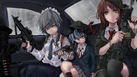 Guardians in Disguise - Anime's Armed Youth wallpaper