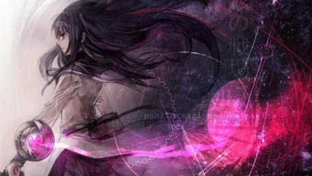 Mysterious Magic Warrior in Action wallpaper