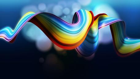 Rainbow colored strip wallpaper