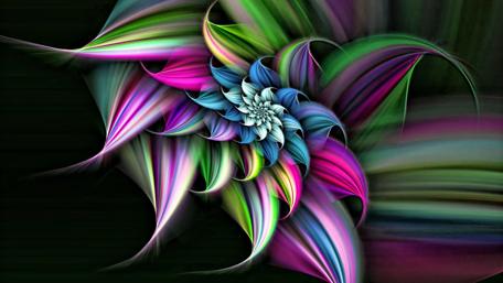 **Vibrant Whirlwind of Colors** wallpaper