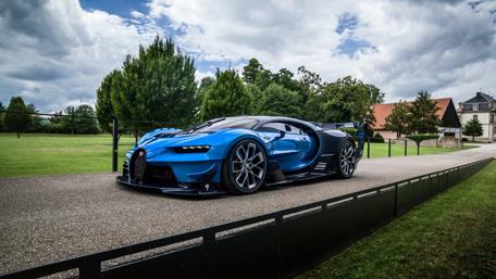 Sleek Supercar on Countryside Driveway 4K wallpaper