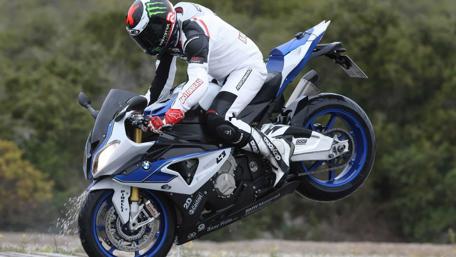 BMW S1000RR Ultimate Performance Leap! wallpaper