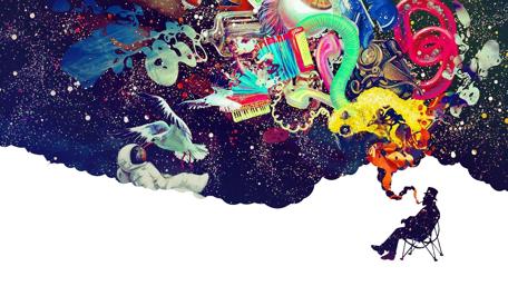 Abstract Melody of Imagination wallpaper