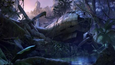 Mysterious Jungle Aircraft Remains wallpaper