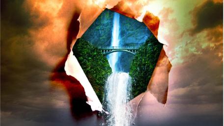 Mystical Realm Behind the Veil of Nature wallpaper