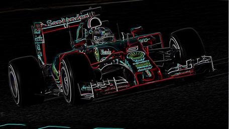 Neon Blaze F1 Racer wallpaper