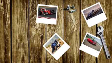 Speed and Craftsmanship in a Workshop Atmosphere wallpaper
