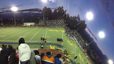 Electrifying Night at the Football Field wallpaper