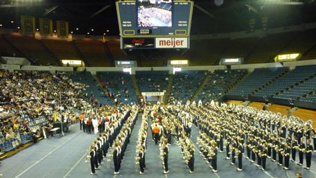 Energetic Performance of U of M Marching Band wallpaper