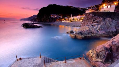 Enchanting Evening By The Sea wallpaper