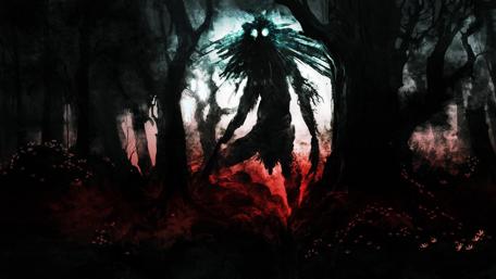 Mystical Guardian of the Twilight Forest wallpaper