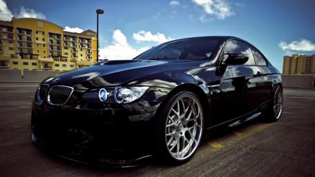 Sleek Black BMW M3 Urban Beauty wallpaper