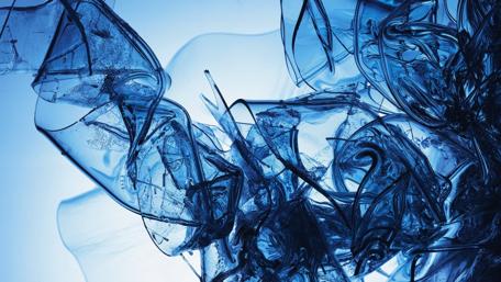Abstract blue theme wallpaper