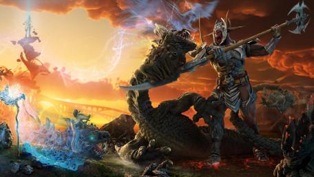 Epic Battle of Dragon Warriors wallpaper
