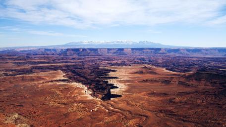 Majestic Canyon Landscape Beneath Vast Sky wallpaper