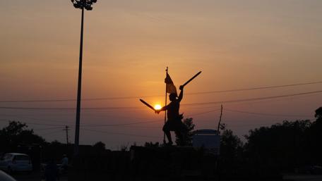 Warrior's Dance at Dusk wallpaper