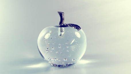 Crystal apple wallpaper