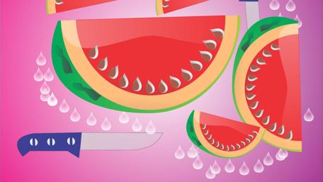 Juicy Watermelon Delight Wallpaper wallpaper