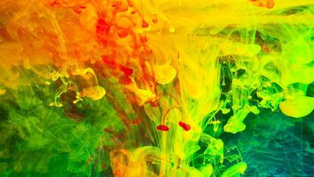 Vibrant Color Swirls Artscape wallpaper