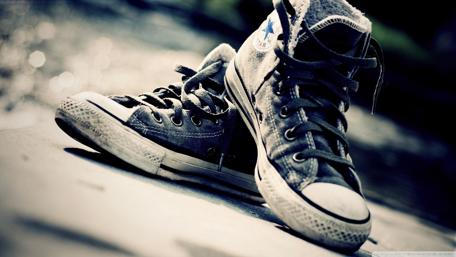 Timeless Style of Converse Sneakers wallpaper