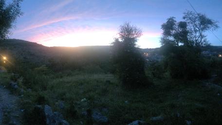 Serene Twilight Over Nature's Embrace wallpaper