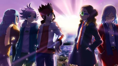 Inazuma Eleven Heroes at Dusk wallpaper