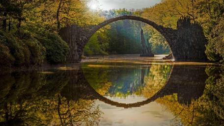 Serenity Among Nature's Wonders wallpaper