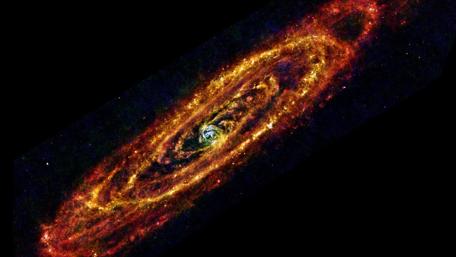 Andromeda Radiance in the Cosmic Sky wallpaper