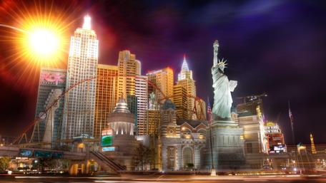 Vibrant Las Vegas Nightscape Wallpaper wallpaper