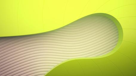 Dynamic Curves in Vibrant Green Shades wallpaper