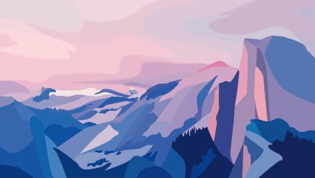 Serene Abstract Natural Landscape wallpaper