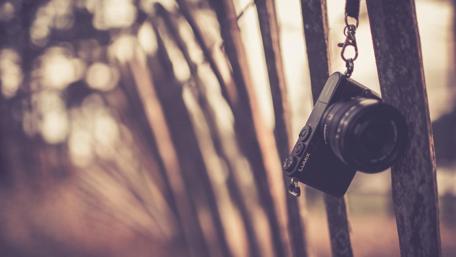 Camera Suspended in Time wallpaper
