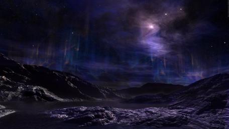 Starry Night Over Majestic Horizons wallpaper