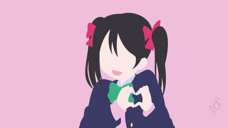 Nico Yazawa's Heartfelt Gesture wallpaper