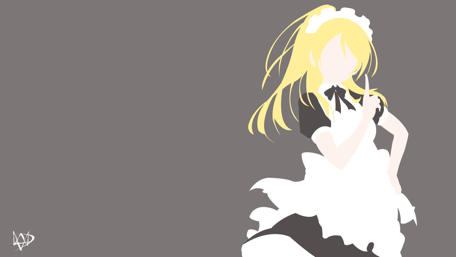 Maid of Elegance and Grace in Anime Style wallpaper