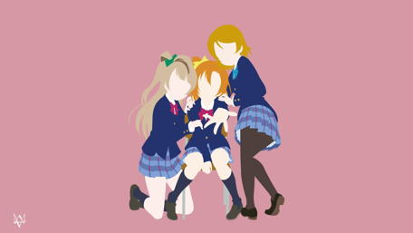 Anime Tandem of Friendship and Harmony wallpaper