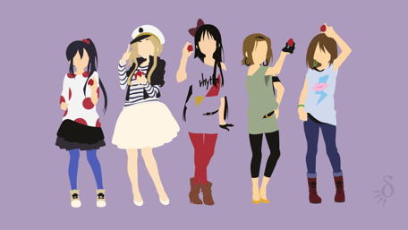 Fashionable Anime Girls Showcase wallpaper