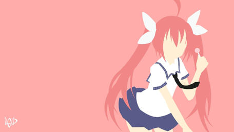 Minimalist Kotori Anime Artwork wallpaper