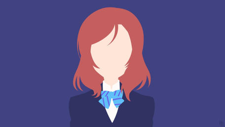 Maki Nishikino Minimalist Art wallpaper