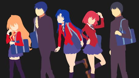 Toradora Characters Silhouette Parade wallpaper