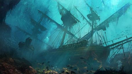 Submerged Secrets of a Forgotten Realm wallpaper
