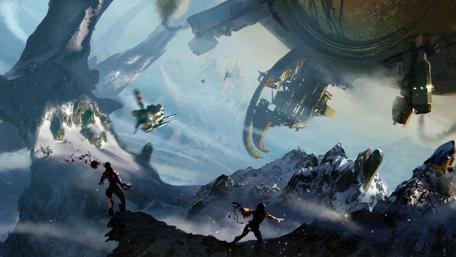 Epic Adventure in a Distant World wallpaper