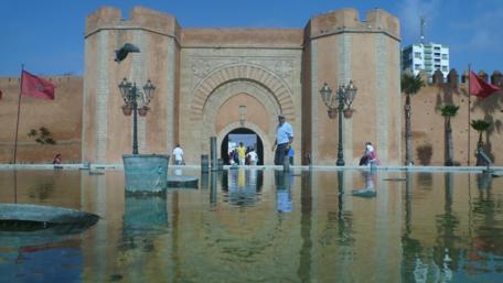 Rabat's Bab El Had Majestic Gateway View wallpaper