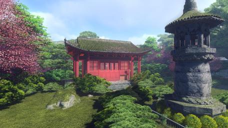 Serene Japanese Garden Retreat wallpaper