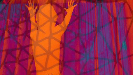 Dynamic Abstract Play of Colors in 4K Resolution wallpaper