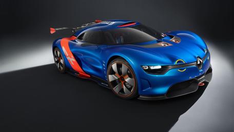Futuristic Blue Dream Car Design wallpaper