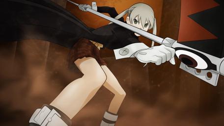 Fierce Anime Warrior in Battle wallpaper