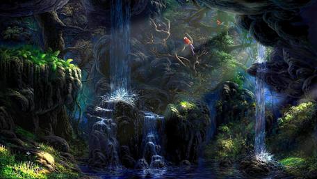 Enchanted Forest Hideaway wallpaper