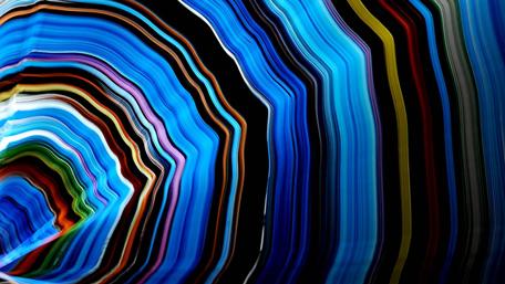 Vibrant Fluid Waves of Colorful Abstract Patterns wallpaper