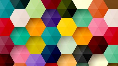 Vibrant Hexagonal Patterns for a Modern Look wallpaper